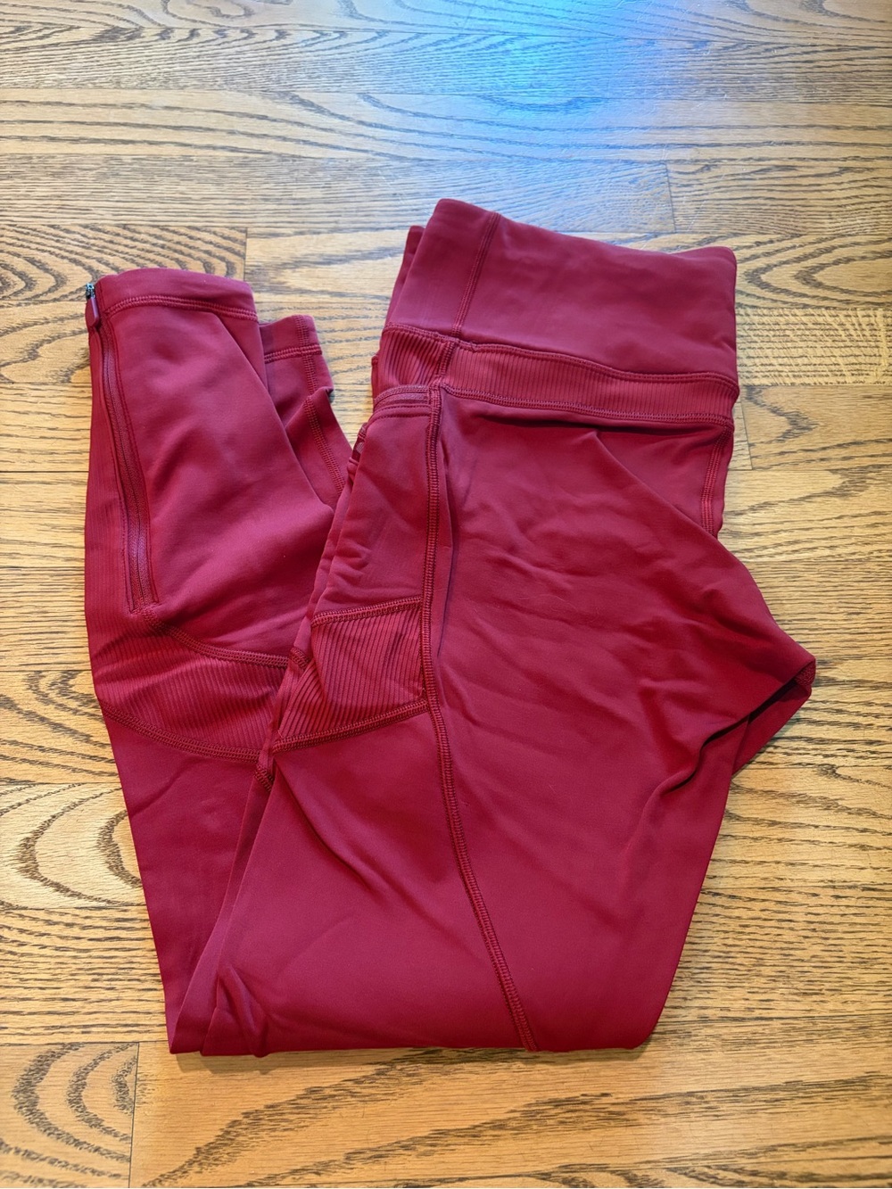 Lululemon Keep The Fleece Tight 28” Dark Sport Red